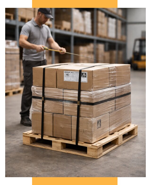 Упаковка и паллетирование грузов от 3648 р. | СетСервис-Кус