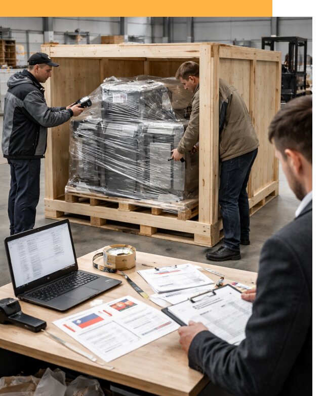 Доставка промышленного оборудования из США от 67756 руб