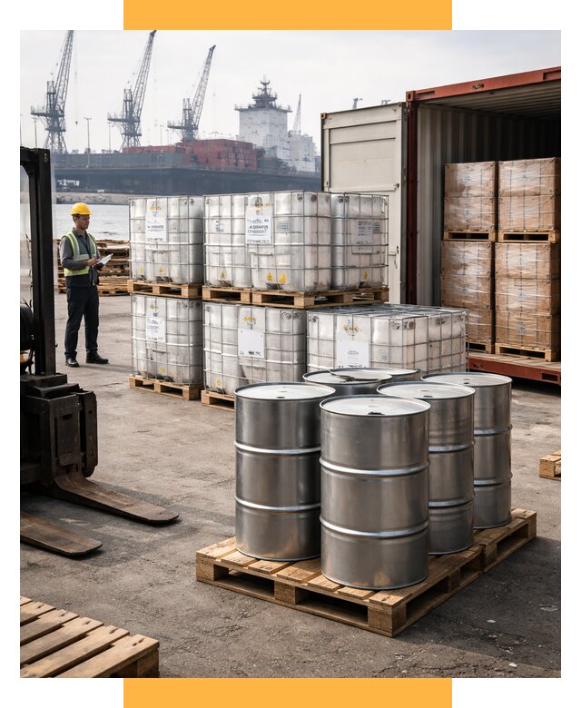 Доставка химического сырья из Индии от 260600 р. | СетСервис-Кус