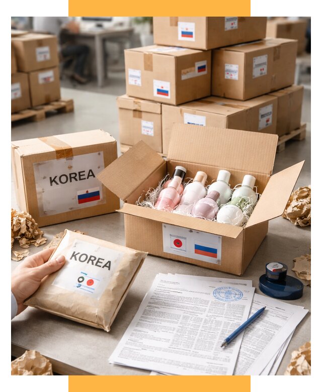 Доставка косметики из Кореи от 8860 р. под ключ | СетСервис-Кус