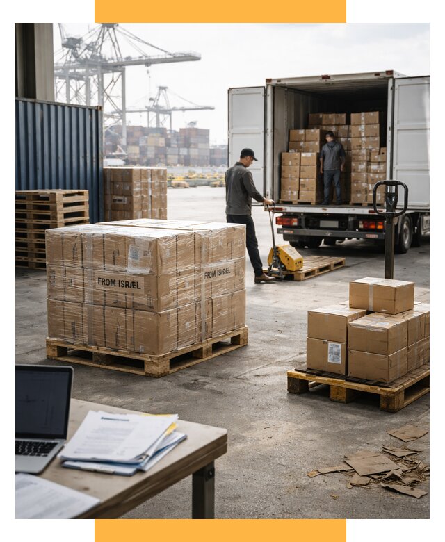 Доставка грузов из Израиля от 15636 р., логистика от СетСервис-Кус