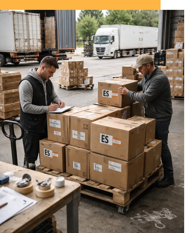 Доставка грузов в Испанию автотранспортом от 36484 руб