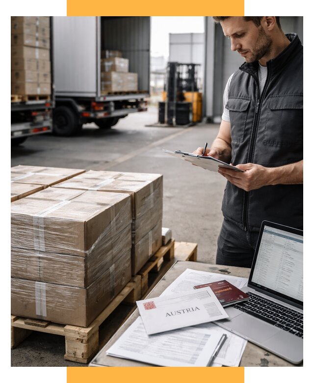 Доставка в Австрию от 67756 р. Логистика и экспорт СетСервис-Кус