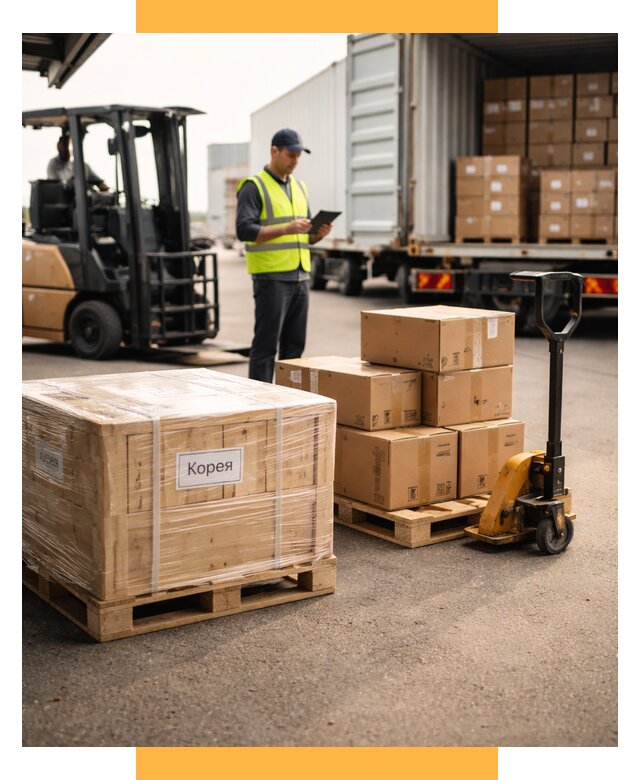 Доставка грузов в Корею из России от 36484 р. | СетСервис-Кус