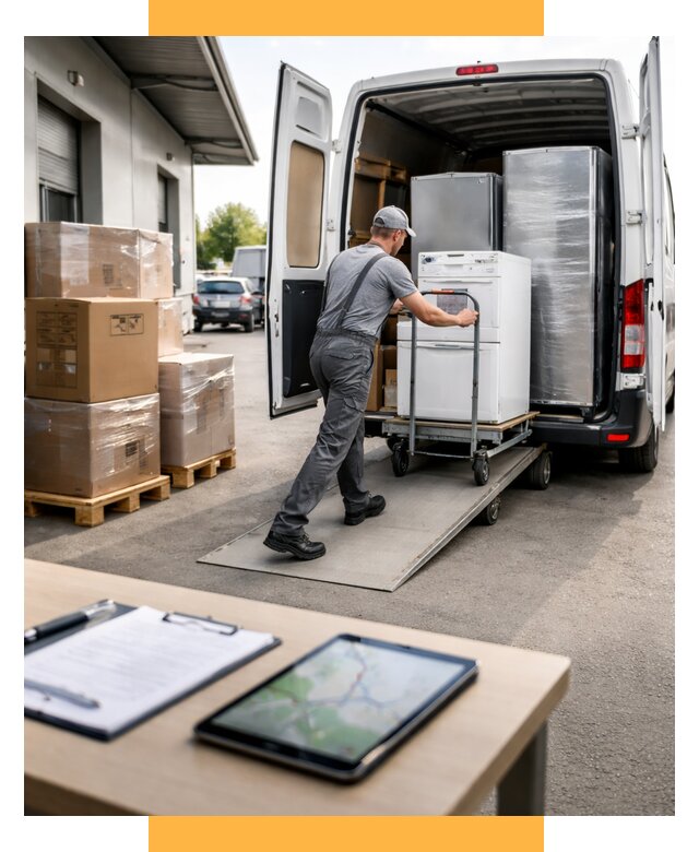 Перевозка бытовой техники от 6776 р. - логистика СетСервис-Кус