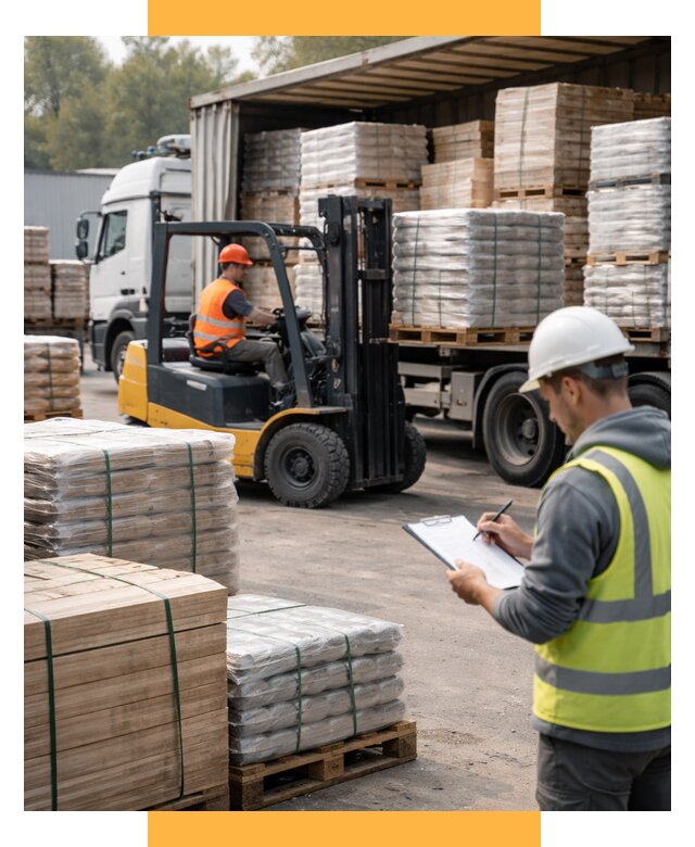 Перевозка строительных материалов от 5733 р. | СетСервис-Кус