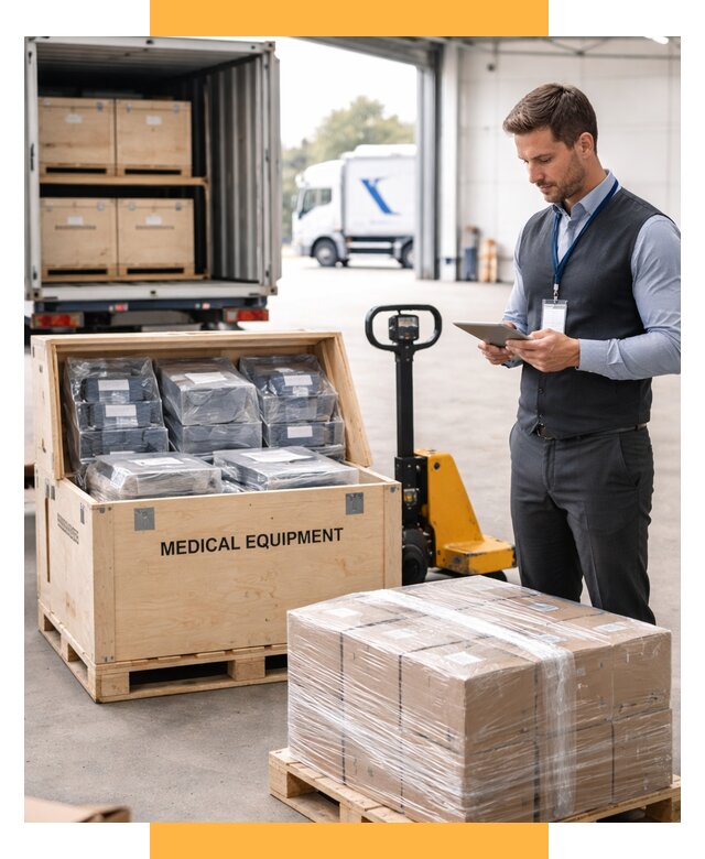 Перевозка медицинского оборудования от 15636 р. в СетСервис-Кус