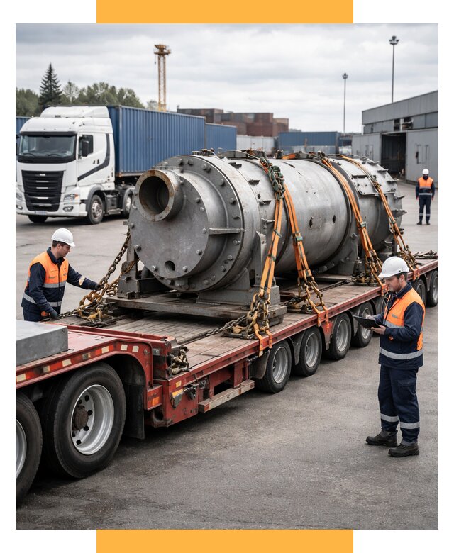 Перевозка тяжеловесных грузов под ключ от 156360 р. | СетСервис-Кус