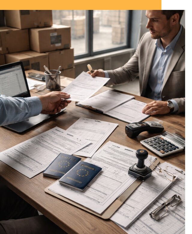 Таможенное оформление грузов из Европы от 8860 руб