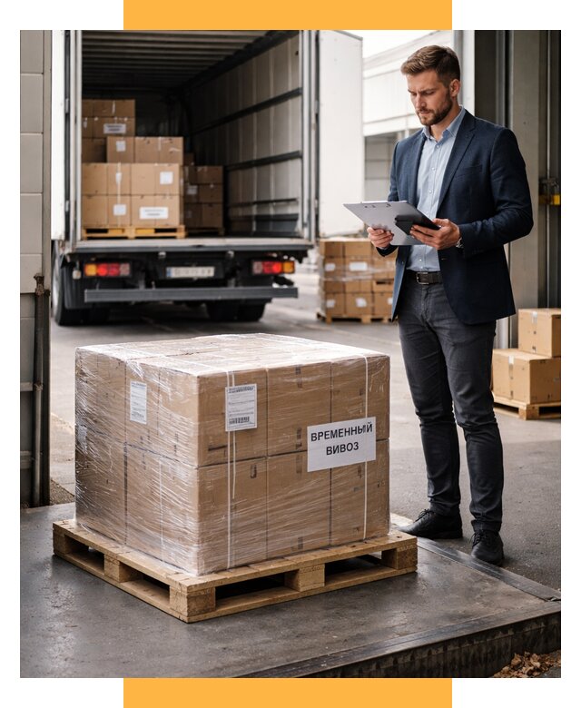 Временный вывоз товаров под ключ от 8339 р. | СетСервис-Кус