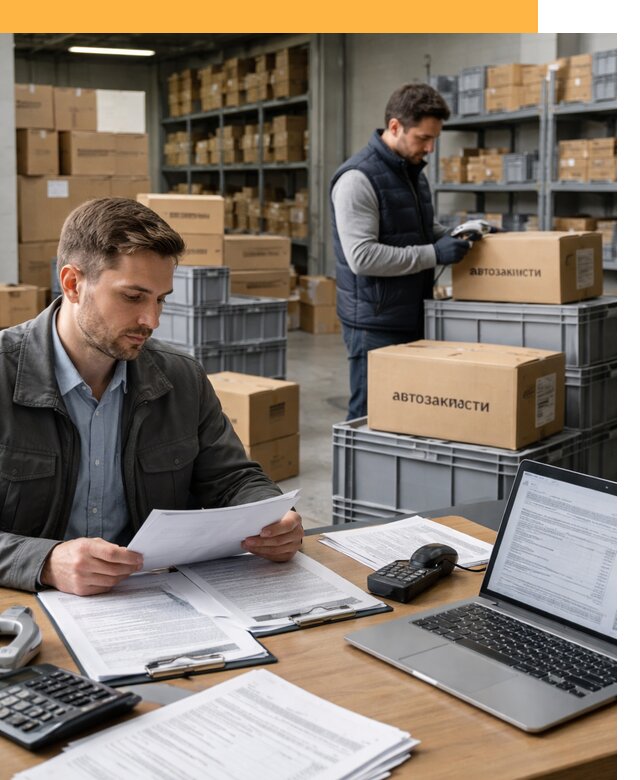 Таможенное оформление автозапчастей по выгодным тарифам от 8860